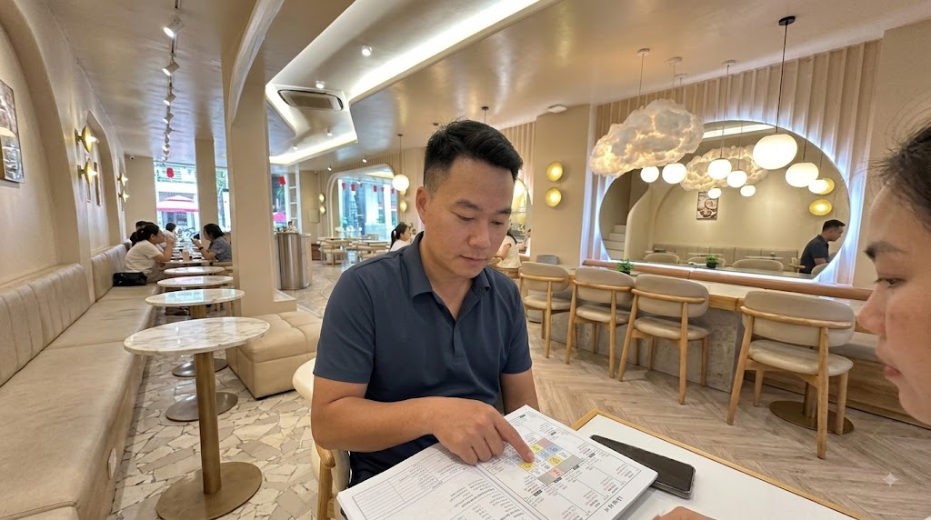Thầy Đinh Xuân Hiển tư vấn trực tiếp 1-1 cùng học viên